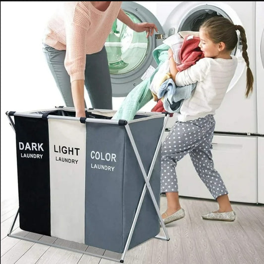 🧺✨ ¡Organiza Tu Lavandería Como un Pro con Este Clasificador 3 en 1!