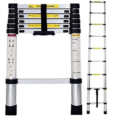 Escalera Telescópica 2M: Ideal para tu Hogar 🏡, Oficina y Proyectos DIY 🛠️