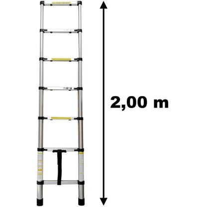 Escalera Telescópica 2M: Ideal para tu Hogar 🏡, Oficina y Proyectos DIY 🛠️