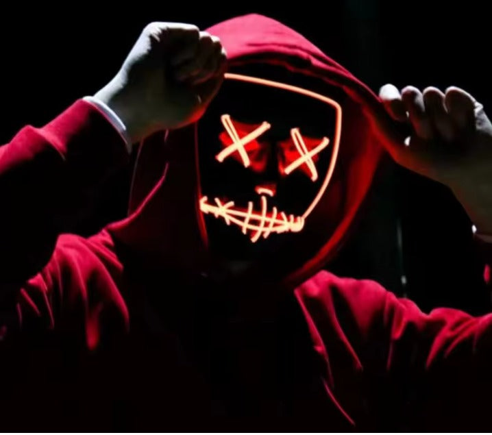 💥WOW 🛍️ 2x1 en Máscaras LED de La Purga 💀 ¡Solo por $99.990! 💥