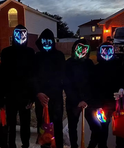 💥WOW 🛍️ 2x1 en Máscaras LED de La Purga 💀 ¡Solo por $99.990! 💥