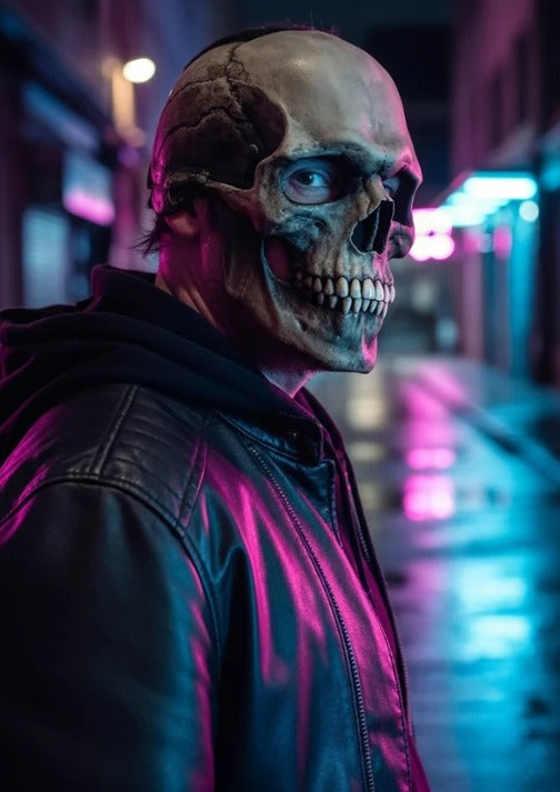 💥WOW solo $99.990💥Con envío Gratis 🎁¡ Máscara con Boca Móvil Perfecta para Halloween! 🎃💀