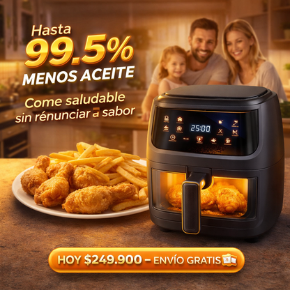 🤩 WOW! ¡Solo $259.990! FREIDORA 10L + 6 Moldes 🧁 + 1 Pinzas 🍗 +  1 Brocha 🍳 + 1 Aceitero Spray 🫒 + 1 Agarradera Silicona🧤 +Libro  100 Recetas 📘- NUEVA