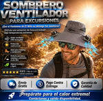 Sombrero Ventilador Ecológico — Ideal para Trekking, Running y Camping 🥾🎣 miniatura 9