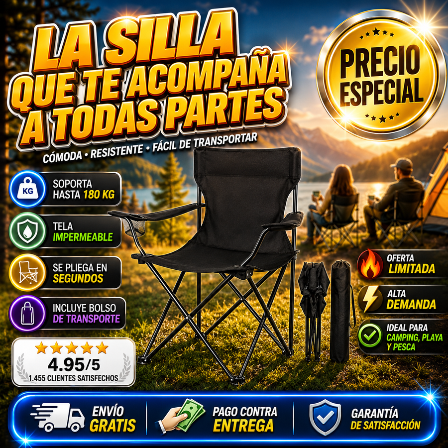 silla plegable para camping - vista 15