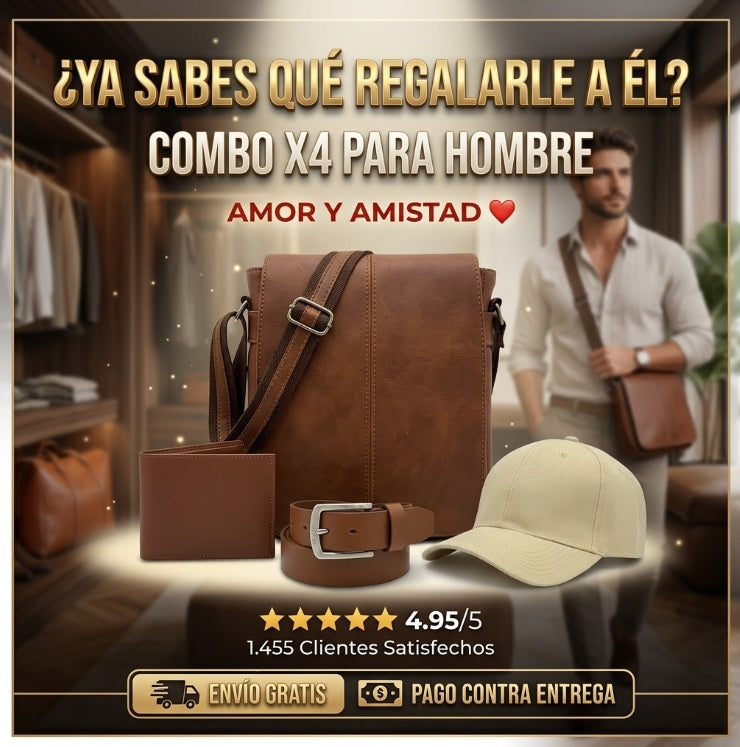 🎁 Combo X4 para Él – 💖El Regalo Perfecto 💥WOW Solo $169.990🤩
