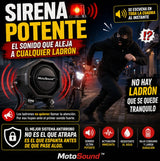 🔒🎵 Alarma para Moto Bluetooth MP3 FM + Control Remoto 100m | MotoSound™ 💥WOW SOLO $129.990🎁