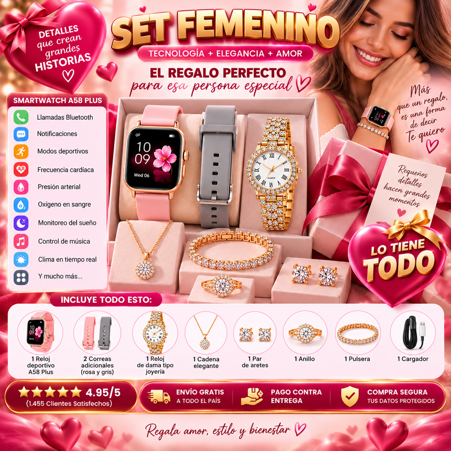 Todo lo que incluye el set