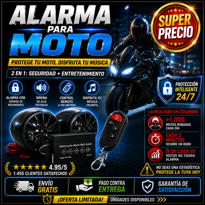 Instalación real de MotoGuard debajo del asiento de la moto