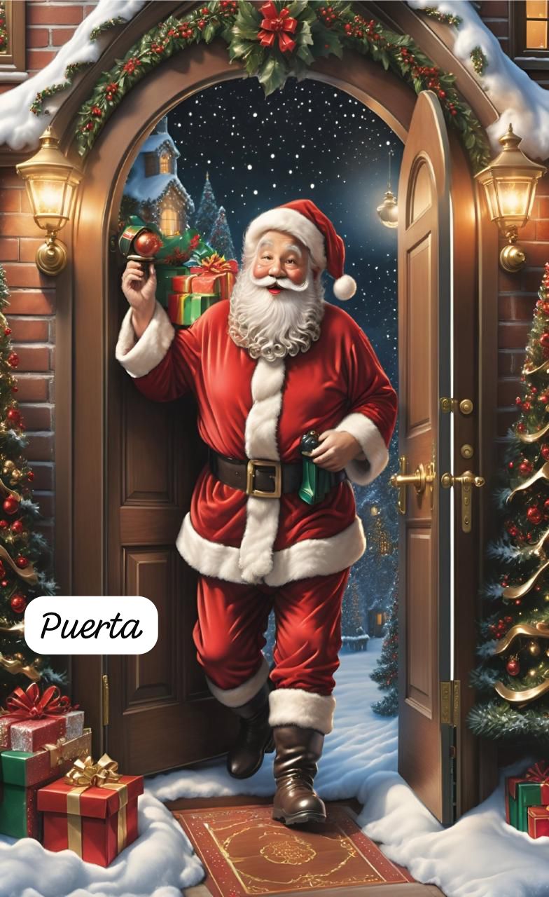 🔥 50% DESCUENTO – FORROS NAVIDEÑOS PARA PUERTAS 🎅🎄🚪