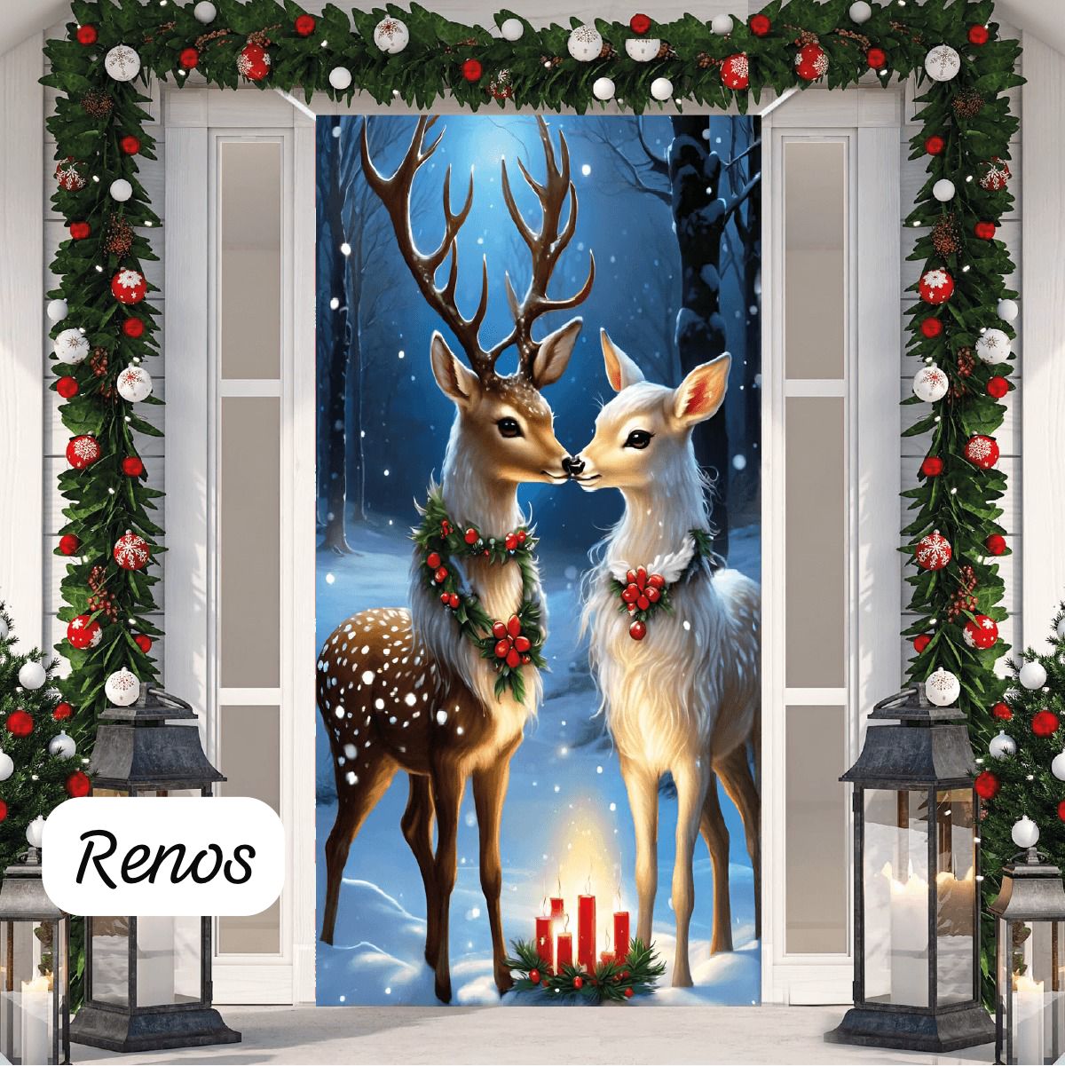 🔥 50% DESCUENTO – FORROS NAVIDEÑOS PARA PUERTAS 🎅🎄🚪