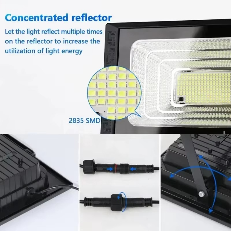 🌙 Reflector Solar Exterior 200W ☀️ | Resistente al agua + Envío Gratis 🚚