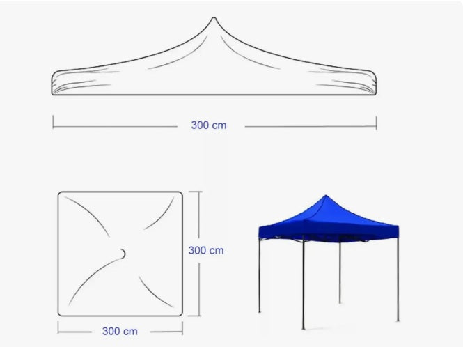 ⛺ CARPAPRO™ — CARPA TOLDO IMPERMEABLE 3X3💥WOW SOLO $299.990💯