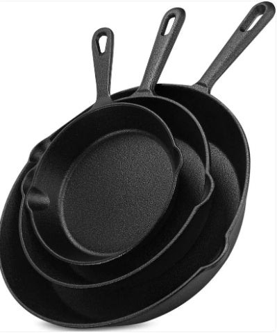 🍳♾️ IronChef™ — 3 Sartenes de Hierro Fundido por el Precio de 1 — Con Garantía de Por Vida por solo $159.990💥0