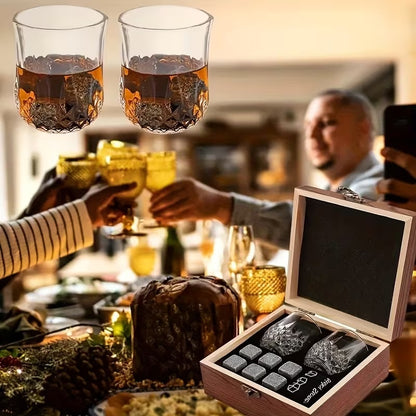 WhiskyGold™ — El Regalo que Todo Papá Merece: Su Whisky Perfecto Sin Hielo que lo Dañe