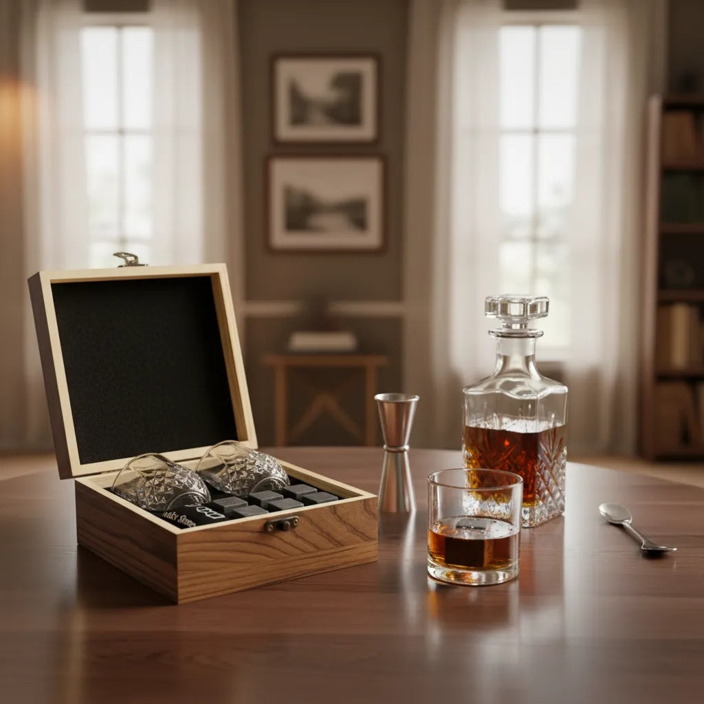 WhiskyGold™ — El Regalo que Todo Papá Merece: Su Whisky Perfecto Sin Hielo que lo Dañe