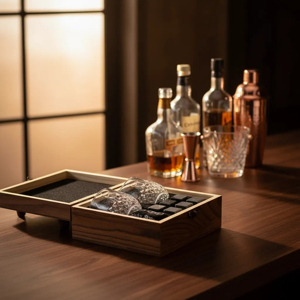 WhiskyGold™ — El Regalo que Todo Papá Merece: Su Whisky Perfecto Sin Hielo que lo Dañe