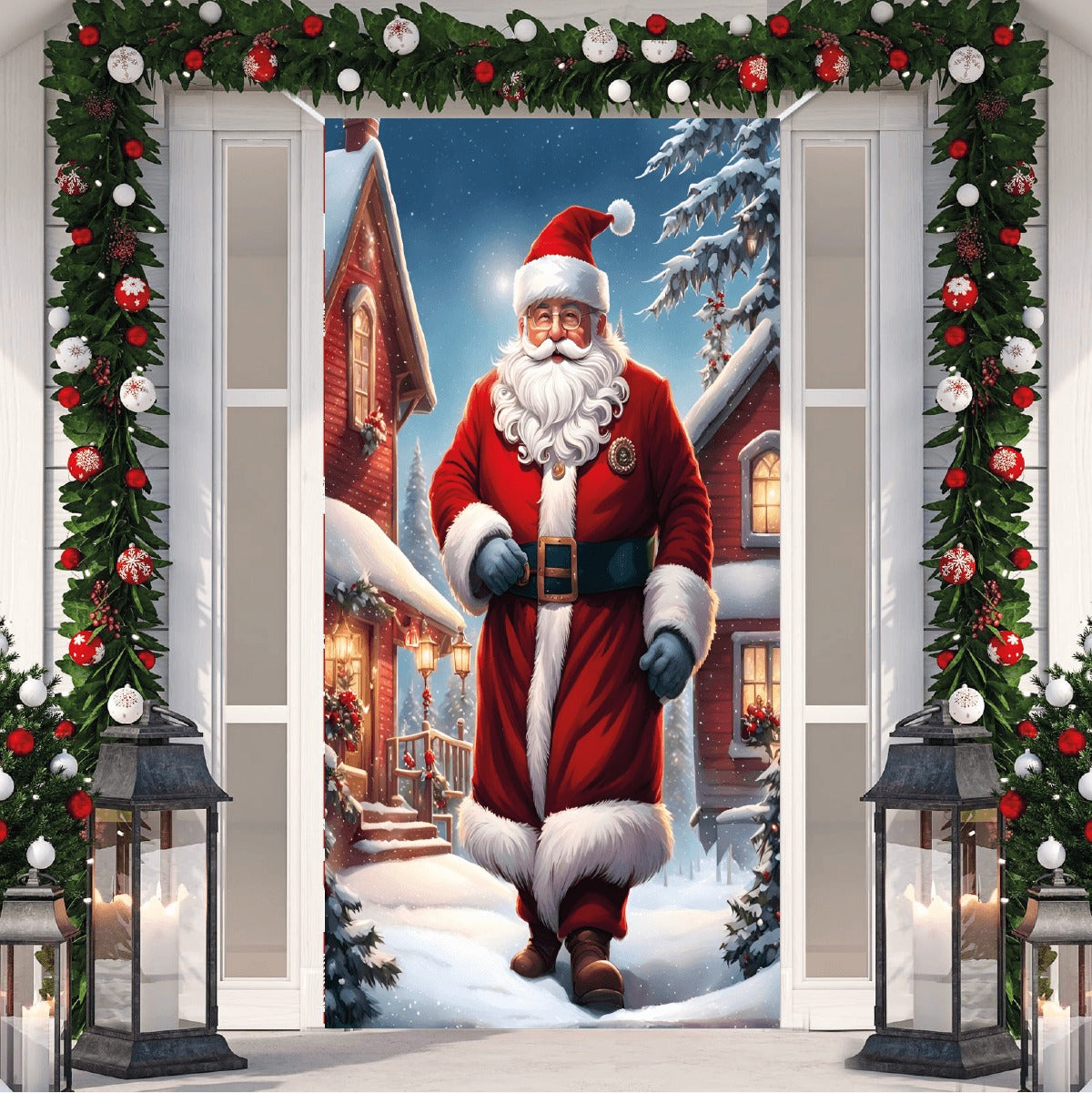 🔥 50% DESCUENTO – FORROS NAVIDEÑOS PARA PUERTAS 🎅🎄🚪