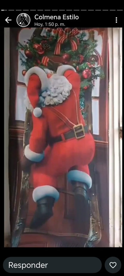 🔥 50% DESCUENTO – FORROS NAVIDEÑOS PARA PUERTAS 🎅🎄🚪