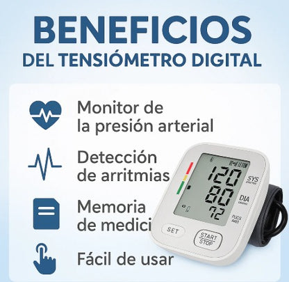 ❤️ Tu salud y la de tu familia primero 🩺 Tensiómetro Digital Lemman por $89.990