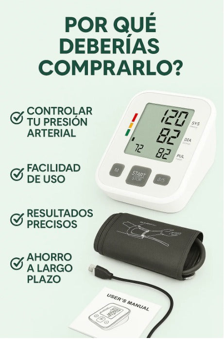 ❤️ Tu salud y la de tu familia primero 🩺 Tensiómetro Digital Lemman por $89.990