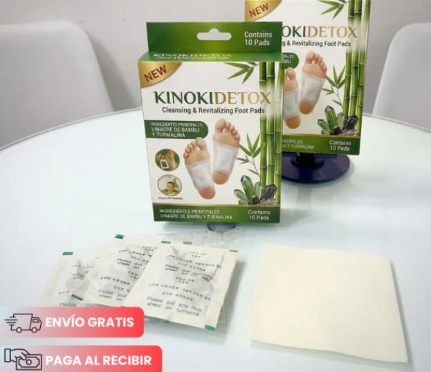 20 parches  por solo ❤️‍🔥$49.900🌿 Parches Desintoxicantes Kinoki Detox – Detox Natural Mientras Duermes 😴👣