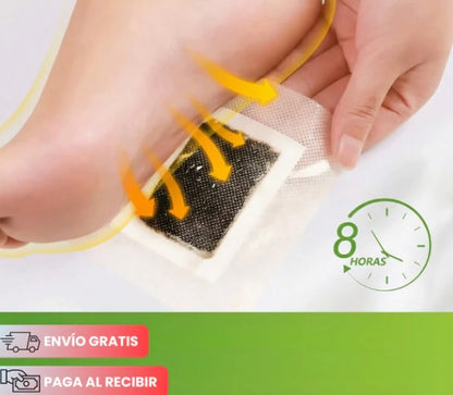 20 parches  por solo ❤️‍🔥$49.900🌿 Parches Desintoxicantes Kinoki Detox – Detox Natural Mientras Duermes 😴👣