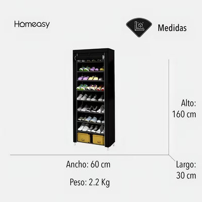 SOLO POR  HOY $169.990🔥 “Adiós al desorden: ARMARIO 3 CUERPOS +ZAPATERA 9 Niveles — ¡Stock limitado!”