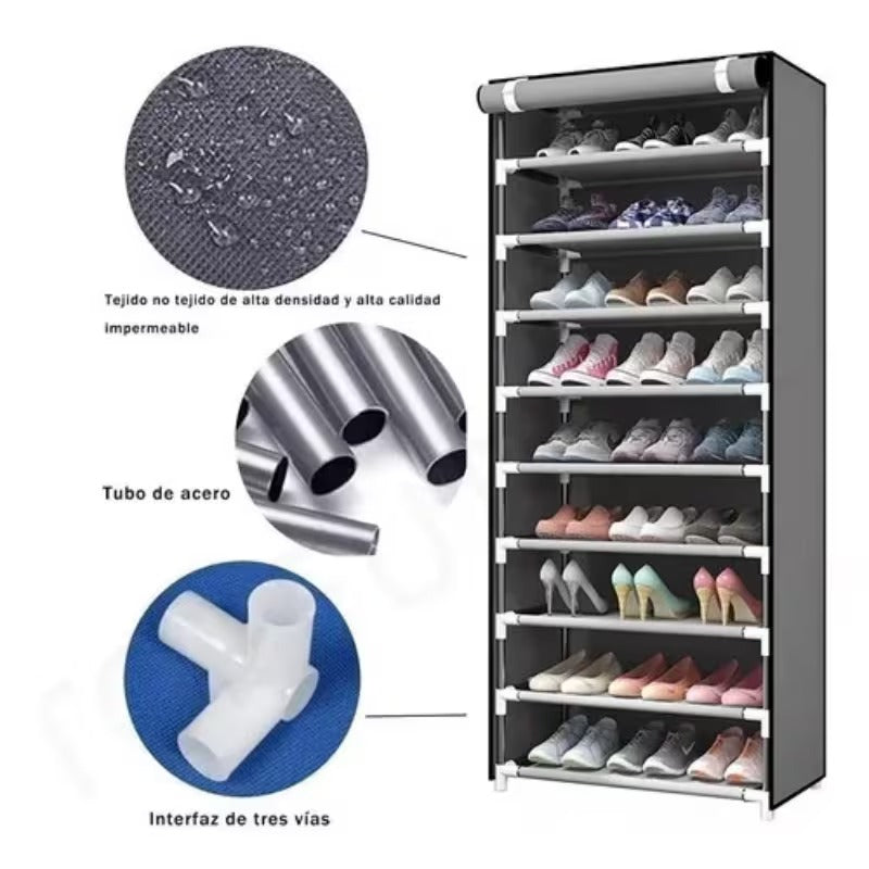 PROMOCION SOLO POR  HOY $139.990🔥 “Adiós al desorden: Combo 2x1 Armario 3 Cuerpos  + Zapatera 9 Niveles — ¡Stock limitado!” A3XZ6