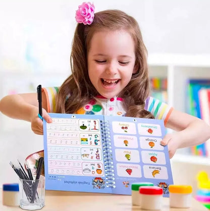 💥WOW SET x 4 Libros caligrafía Montessori ✨ MAGIC PREMIUM 🖊(Letras + Números + Dibujo + Conteo)solo en $69.990 - ✨📚 ¡Convierte cada trazo en aprendizaje mágico! ✍️💫