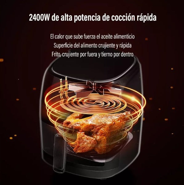 🤩 WOW! ¡Solo $269.990! FREIDORA 10L + 6 Moldes 🧁 + 1 Pinzas 🍗 +  1 Brocha 🍳 + 1 Aceitero Spray 🫒 + 1 Agarradera Silicona🧤 +Libro  100 Recetas 📘