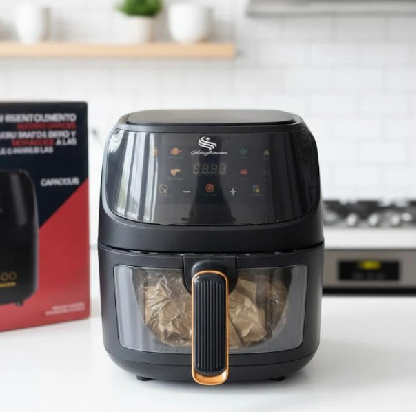 🤩 WOW! ¡Solo $269.990! FREIDORA 10L + 6 Moldes 🧁 + 1 Pinzas 🍗 +  1 Brocha 🍳 + 1 Aceitero Spray 🫒 + 1 Agarradera Silicona🧤 +Libro  100 Recetas 📘