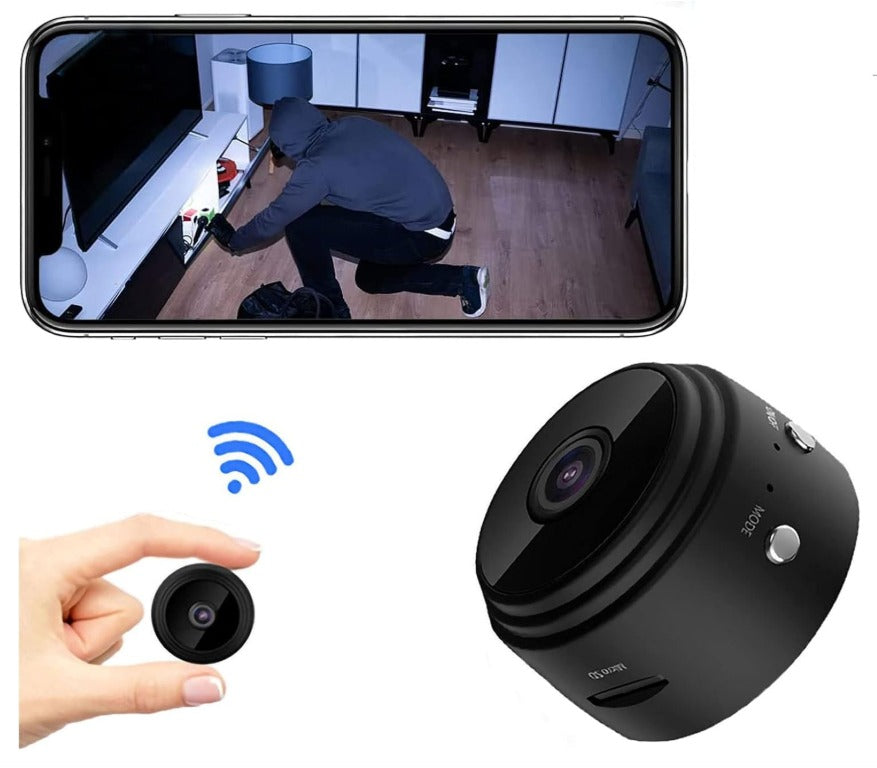 Mini Cámara Espía A9 🔍 — Vigilancia 24/7 WiFi + Audio