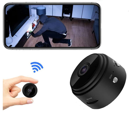 Mini Cámara Espía A9 🔍 — Vigilancia 24/7 WiFi + Audio