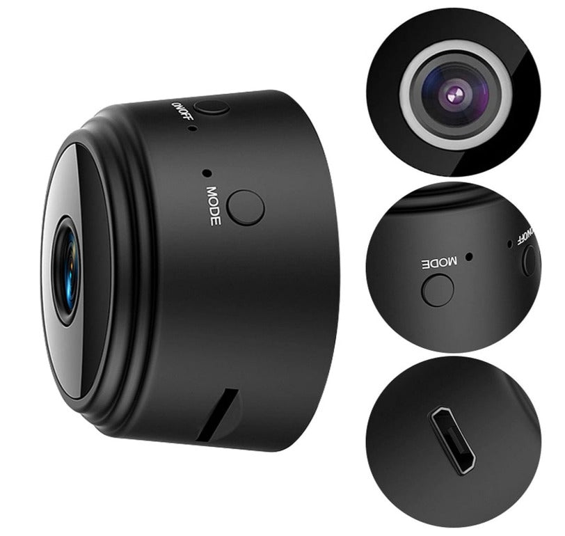 Mini Cámara Espía A9 🔍 — Vigilancia 24/7 WiFi + Audio