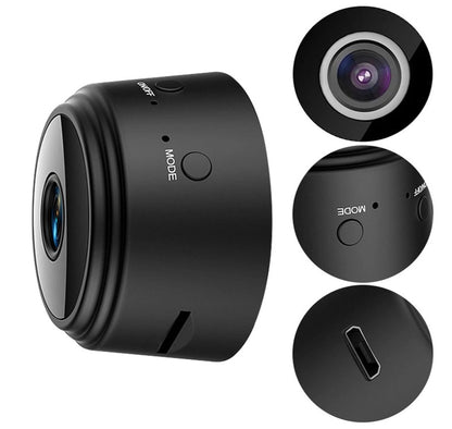 Mini Cámara Espía A9 🔍 — Vigilancia 24/7 WiFi + Audio