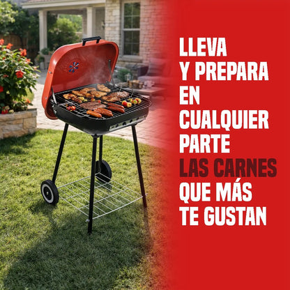 🔥 Asador Portátil BRASA PRO™🔥  con Ruedas  — Edición Mundial 2026