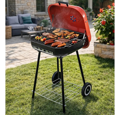 🔥 Asador Portátil BRASA PRO™🔥  con Ruedas  — Edición Mundial 2026