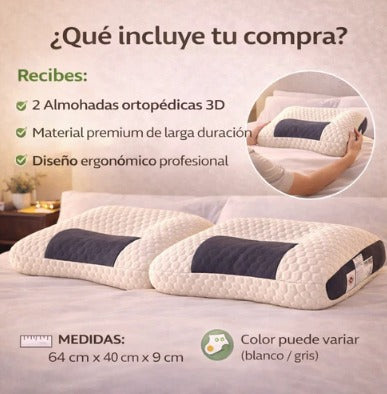 😴 ¿Te Despiertas Con Dolor de Cuello Cada Mañana? SET x2 $119.990 🚚 Envío Gratis | 💳 Pago Contra Entrega
