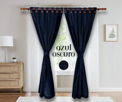 💥WOW 2 X SOLO $89.990 🌙💎 Cortinas Black Out Jacquard 180g – Lujo, Privacidad y Confort