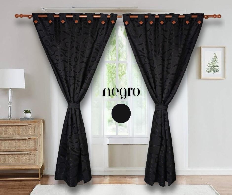 💥WOW 2 X SOLO $89.990 🌙💎 Cortinas Black Out Jacquard 180g – Lujo, Privacidad y Confort