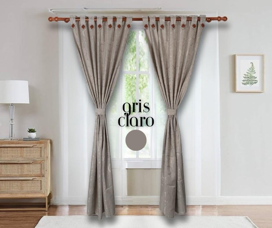💥WOW 2 X SOLO $89.990 🌙💎 Cortinas Black Out Jacquard 180g – Lujo, Privacidad y Confort