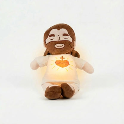 ✝️🙏 El Peluche Jesús que Respira, Brilla y Te Llena de Paz con su Sonido Relajante🎶🎵