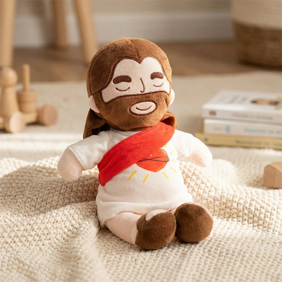 ✝️🙏 El Peluche Jesús que Respira, Brilla y Te Llena de Paz con su Sonido Relajante🎶🎵