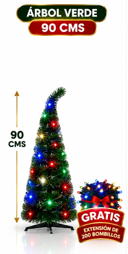 🎁🌈 ¡Tu Árbol Navideño + 200 Bombillos GRATIS!