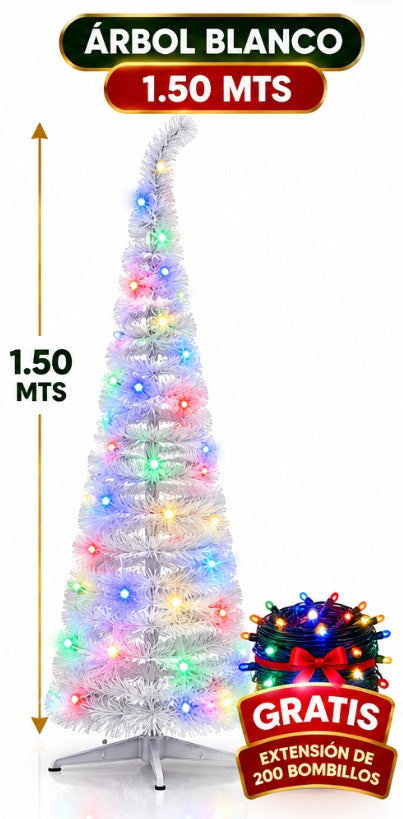 🎁🌈 ¡Tu Árbol Navideño + 200 Bombillos GRATIS!