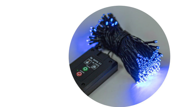 ☀️✨2 Extensiones C/U x 10 Metros con bombillos LEDs |💡 8 Modos de Iluminación | 🌙 Encendido Automático | 🔋 Batería Recargable 1200mAh | 🌧️ IP65 Resistentes al Clima | 🎄 Ideales para Jardín, Terraza y Navidad