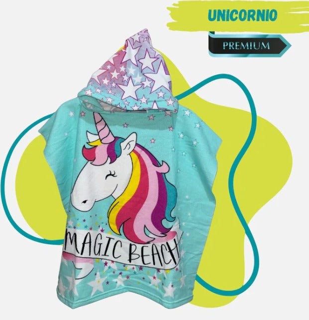 🦄 Toalla Divertida Con Capucha Para Niños 👶🧸