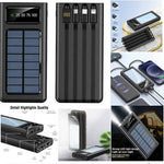 ⚡ Power Bank Solar 25.000 mAh | 4 Cables Integrados - miniatura 13