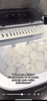 Máquina fabricadora de hielo portátil - ☀️ Dale un Respiro al Calor con Hielo Siempre Listo